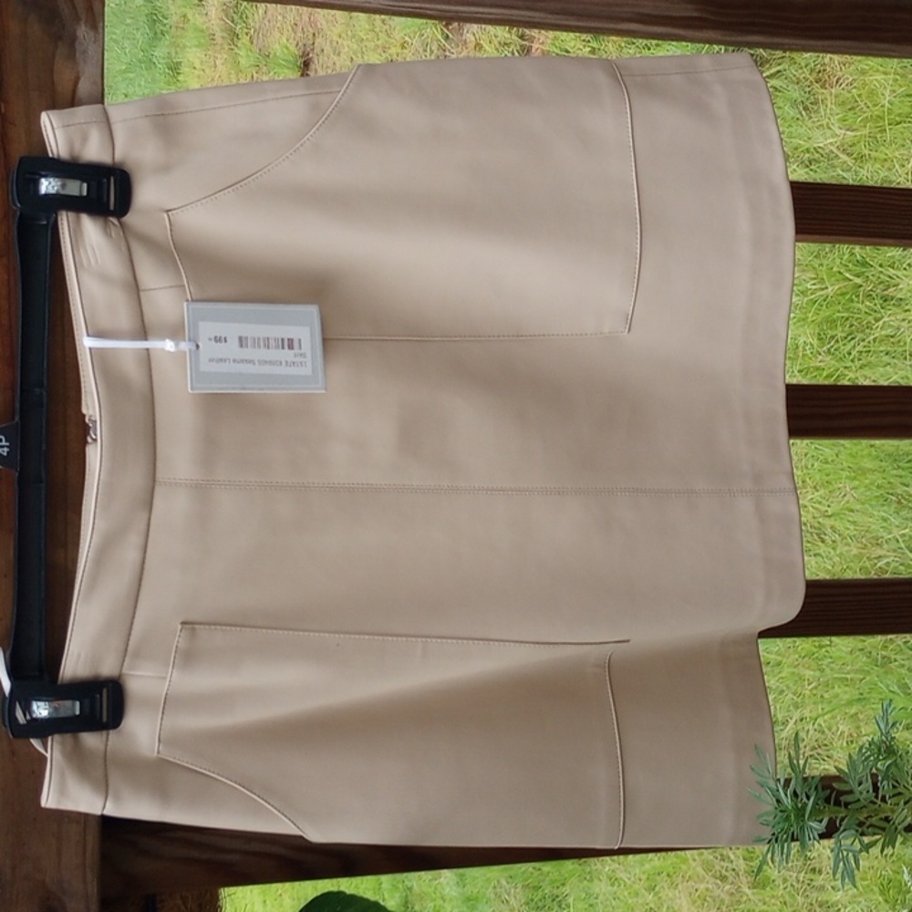 1.STATE 4 SESAME FAUX LEATHER SKIRT